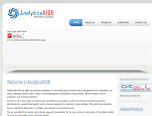 Tablet Screenshot of analyticalhub.com